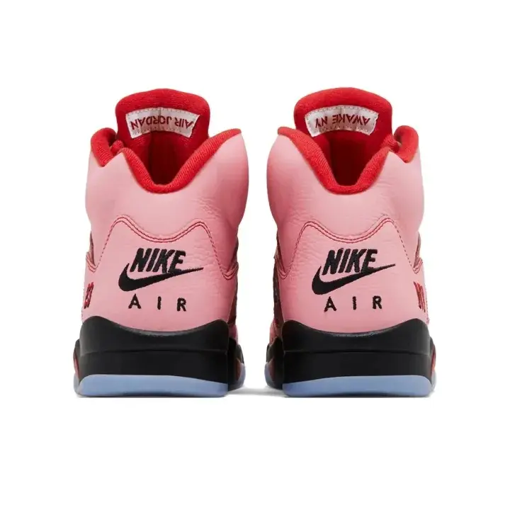 Brand New Sealed With Original Shoe Box Unisex High Top Basketball Sneakers Pink Leather Retro Cushioned Street Sports Shoes