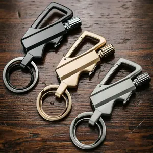 (Fuel Not Included) Permanent Match Infinity Lighter- Reusable Waterproof Survival Lighter with Multitool Keychain & Bottle Opener, Starter for Outdoor Camping, Hiking, Emergency Kits Kitchen
