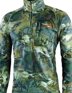Gear Men's Grinder Half-zip Insulated Waterfowl Concealing Hunting Pullover 2 PCE