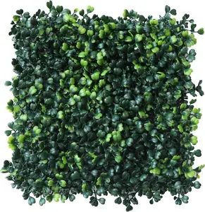 Grass Wall Panels 12 count 10"x 10" Grass Wall Backdrop Panels Artificial Boxwood Greenery Wall Backdrop  Hedge UV Protected for Indoor Outdoor Garden Backyard Party
