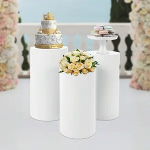 3PCS Wedding Banquet Flower Column Display Stand Cake Display Stand Party Favors Room Decor Bride