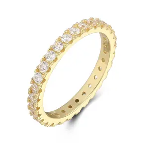 S925 Sterling Silver Full Band Ring Inlay fashion jewelry ring-215(50%) Bridal Engagement Ring Solitaire Engagement Rings