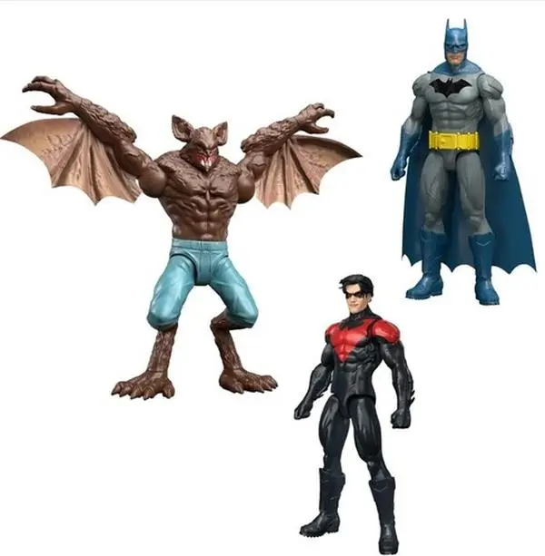 DC Batman & Nightwing vs Man-Bat Action figurine/statue 3-Pack  [COLLECTIBLES] Action figurine/statue, Collectible, 3 Pack