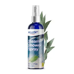 Equate Steam Shower Vapor Liquid Spray - 2 fl oz Eucalyptus Essential Oil for Sinus Relief & Clearing Congestion - 100% Pure Eucalyptus