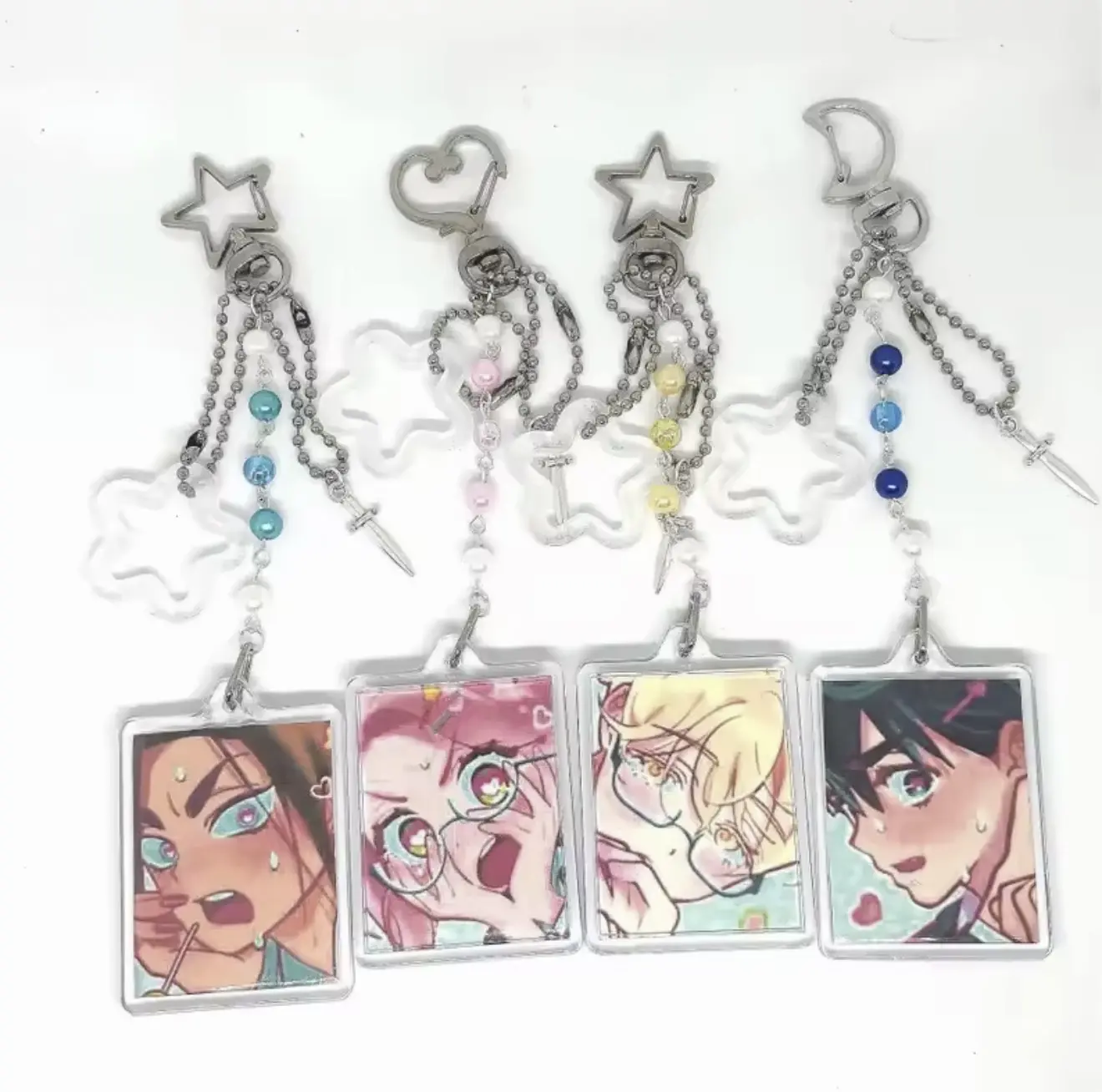 ALNST Alien Stage Ivan, Mizi, Hyuna, Luka Keychains
