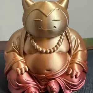 Snorlax Budda Style 3d Art Print Figure