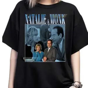 Vintage Clothing Monk And Natalie Unisex T-shirts, Tees, Sweatshirts, Hoodies & Gifts For Movie Fans Cotton Fit