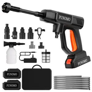 2026 Cordless Pressure Washer and Single Port Charger Base, Bottle Portable Washer for Car,Home Cleaning & Garden Watering