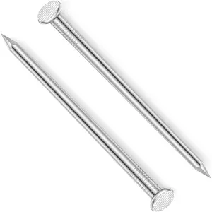 3-1/2 Inch Hardware Nails, Stainless Steel Flat Nails, Long Nails,  Nails, Wall Nails, Common Nails, 50 count