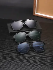 Men's Fashion Sunglasses, Casual Style, PC Frame Material, UV Protection, All Seasons Wear, Suitable for Daily Outdoors, 3 Piece Set