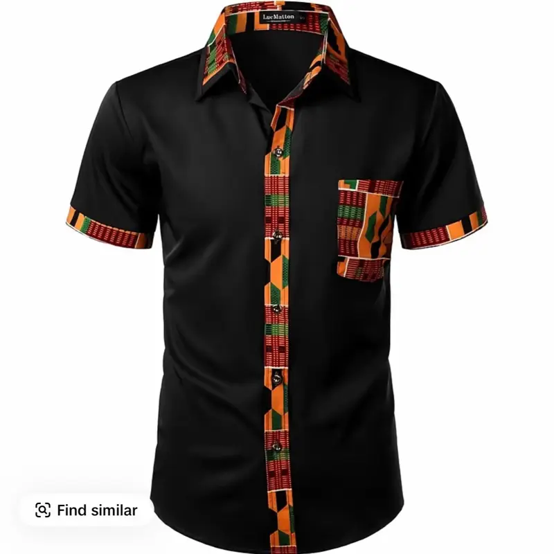 Ankara Shirt, African Men Clothing, African Men's Wear, Ankara Shirt