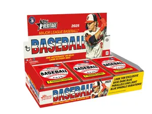 2025 Topps Heritage Baseball Factory Sealed Hobby Box