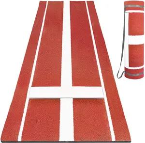 10x3 ft Softball Pitching Mat with Mound - Antifade Turf, Antislip Foam Backing - Fastpitch Equipment for Softball and Baseball Pitchers Practice tools gadgets garden Waterproof Sports Action Outdoor
