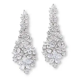 Radiance by Absolute™ Couture Mixed Cut Cluster Dangle Earrings