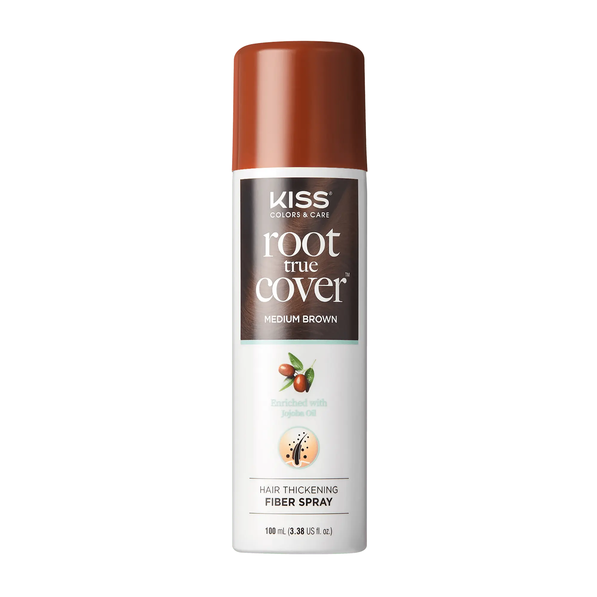 Kiss Root True Cover Touch-Up Spray - Medium Brown