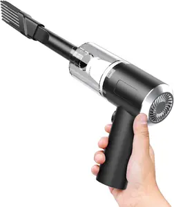 Handheld Car Vacuum Cleaner, 9000Pa Vacuum Cleaner and Air Duster, 120W High Power Hand Held Vacuum with LED Light and Multi-Nozzles for Car, Home, Office, Pet