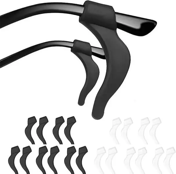 Eye Glasses Ear Grippers,Anti Slip Eyeglasses Ear Grips,Silicone Ear Hooks for Sunglasses,Readingglasses