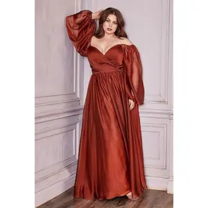 Sienna Off The Shoulder Chiffon Gown Elegant Formal