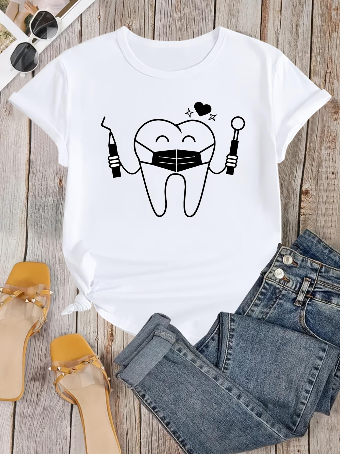 Fun Dental Print T-Shirts, Dental Group Shirts, Dental Assistant Tees, Dentist T-Shirts