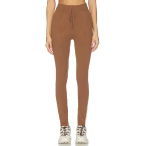 Varley Aiden Knit Legging in Cocoa Dust