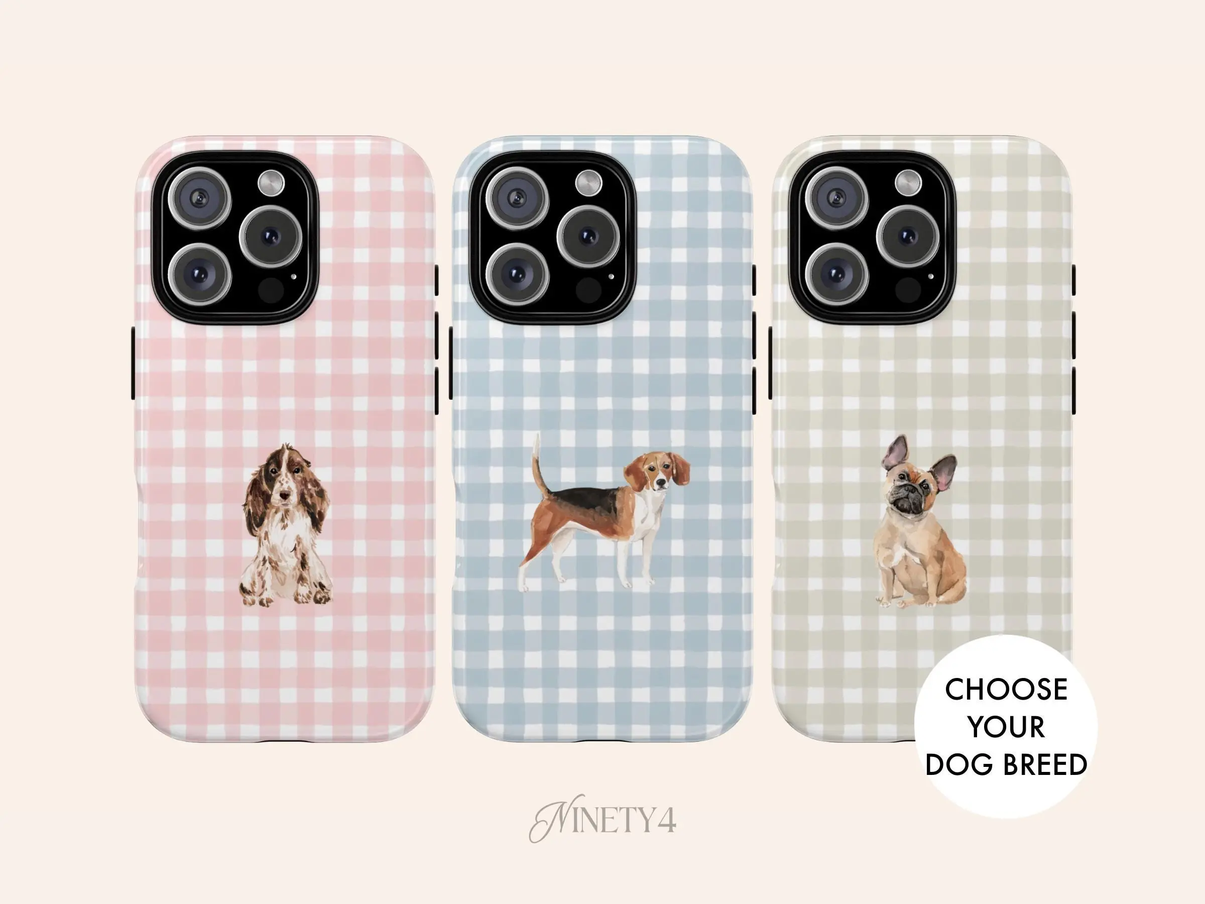 Custom Dog Tough Phone Case | Personalized Pet Phone Case