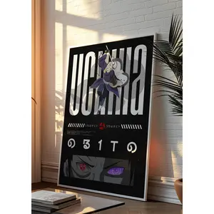Naruto Obito Uchiha Poster Manga Poster Naruto Wall Art Minimalist Anime Poster Anime Print Naruto Print - Obito Uchiha Naruto