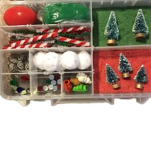 Custom Sensory Kits for Kids - Assorted Colorful Materials in Clear Containers for Creative Play and Exploration