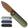 Vosteed Corgi V Small Pocket Knife for Men Women Gifts, 2.36" 14C28N Blade EDC Folding Knife, Patented Vanchor Lock Gentleman's Pocket Knives, Aluminum Handle