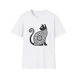 Men's cat lover Graphic T-Shirt - Short Sleeve Crew Neck Regular Fit Casual Wear | Soft & Breathable Fabric, Durable Print, Everyday Comfort, Machine Washable, bohemian everyday wear