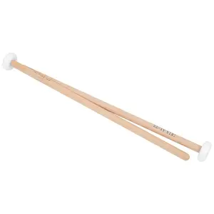 IRIN Drumstick Nylon Marching Percussion, Bass Drums  with Wooden Handle Percussion Sticks HammerSmooth Sturdy  Durable