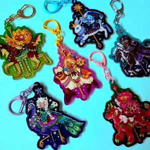 CRK Carousel Cookie Acrylic Charms