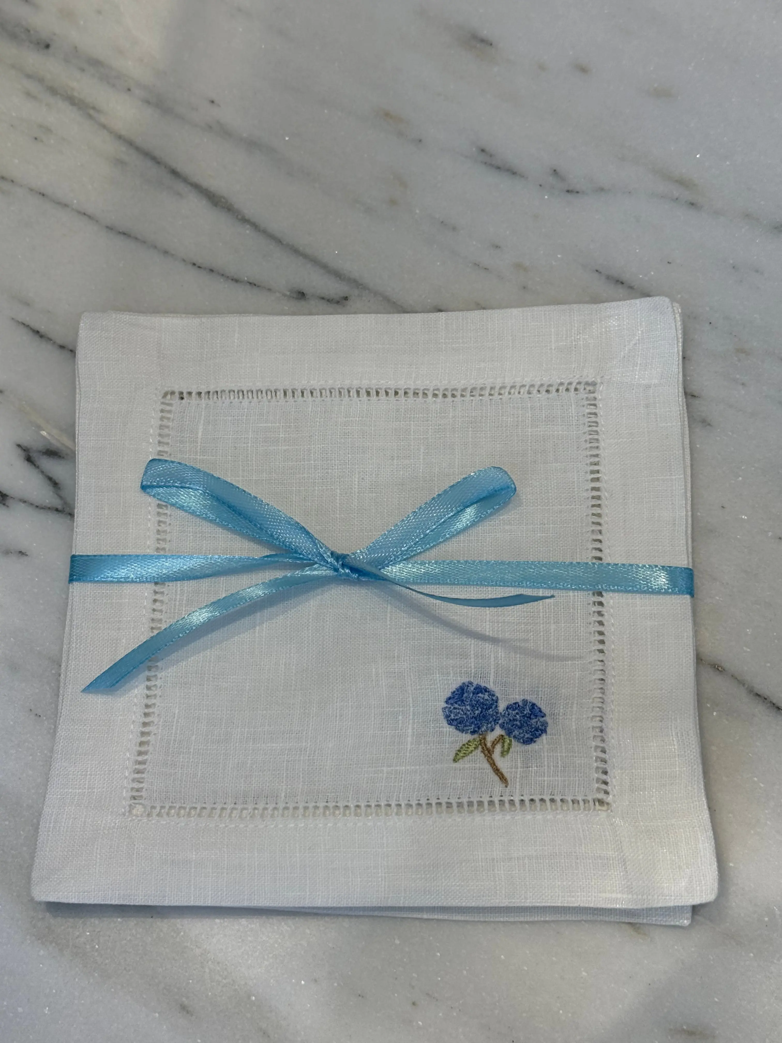 Hydrangea Locally Made Linen Napkins