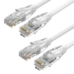 10FT Cat6 Patch Cables 2 Pack, Solid Pure Copper Patch Cord, Cat 6 Ethernet Cable, UTP Network, High Speed RJ45 Internet Cable, Compatible for PC, PS3/4/5, Xbox, Routers, Switches, Servers - Black