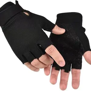Fingerless Tactical Gloves for Men Women, Non-Slip Half Finger Biking Gloves Ideal for Airsoft, Fishing and Training