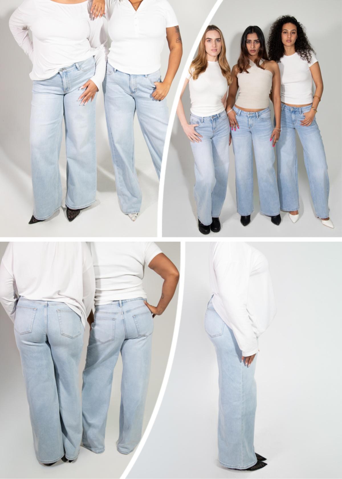 Magic ONESO Mid-low Rise Baggy Jeans Stretchy Wide Leg for Women Distressed Pants Womenswear Bottom 8001 Lady Basic Minimalist Comfortable Denim Tummy Control Curve Hugging Plus Size Regular Size BBL Spring Fashion Daily Outfits #TikTokShopBackToSchool Magic ONESO Mid-low Rise Baggy Jeans Stretchy Wide Leg for Women Distressed Pants Womenswear Bottom 8001 Lady Basic Minimalist Comfortable Denim Tummy Control Curve Hugging Plus Size Regular Size BBL Spring Fashion Daily Outfits #TikTokShopBackToSchool