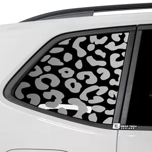 Animal Leopard Cheetah Cow Window Vinyl Decal Stickers Fits Volkswagen Tiguan 2018-2024