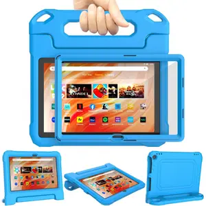 Fire HD 10 & Fire HD 10 Plus Tablet Case for Kids (13th/11th Generation, 2023/2021 Release),  Lightweight Shockproof Case Built-in Screen Protector with Handle Stand, Not fit iPad Samsung -USA