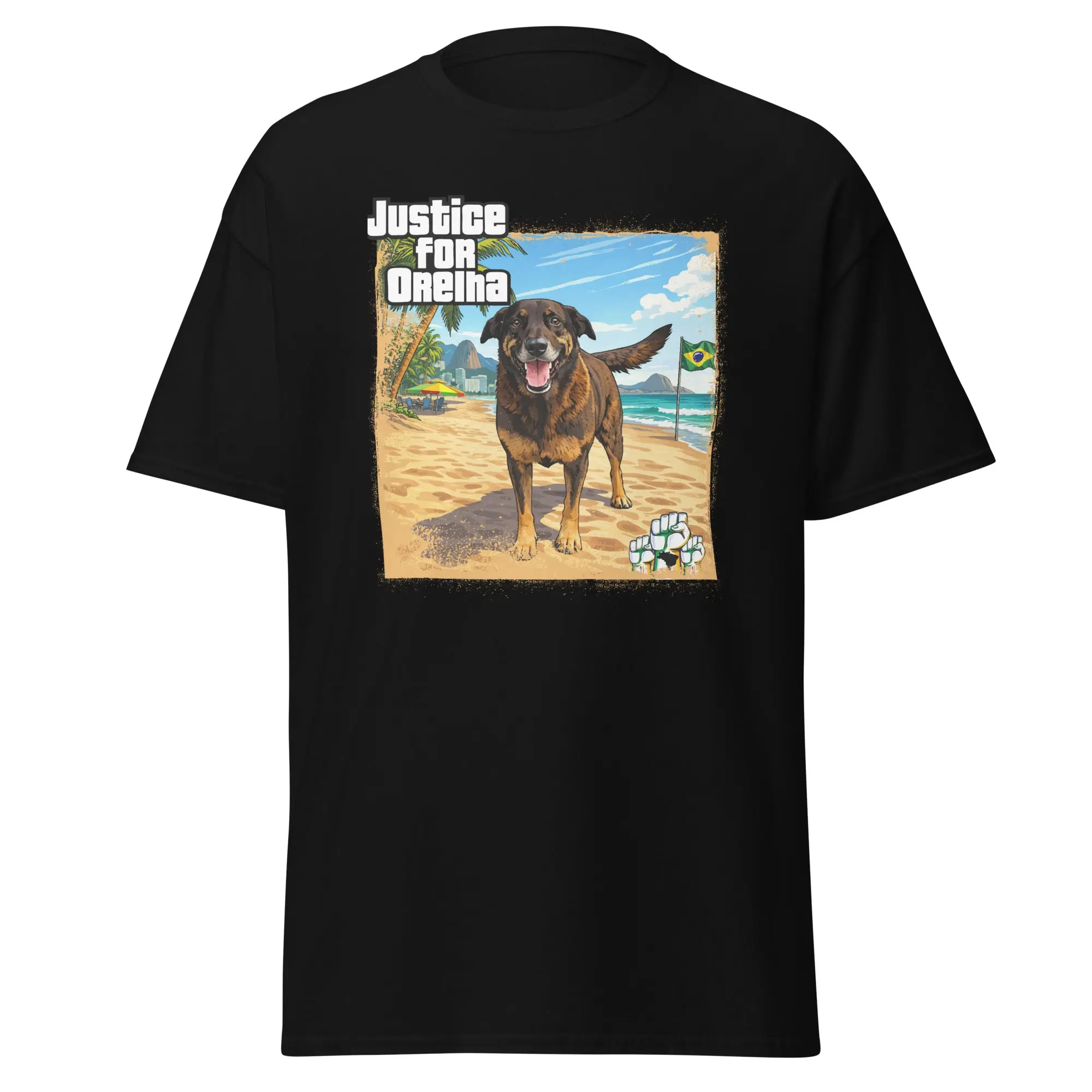 Justice for ORELHA the ear dog T-shirt Justice for ORELHA the ear dog T-shirt