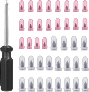 40pieces of tire Repair Rubber Bolts, tire Screw Plug Quick Repair Tool, Vacuum tire Repair kit with Spiral Rubber Bolts, Suitable for Various Types of Vacuum Tires