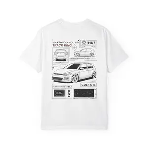 Volkswagen Golf GTI T-shirt | Car blueprint tee