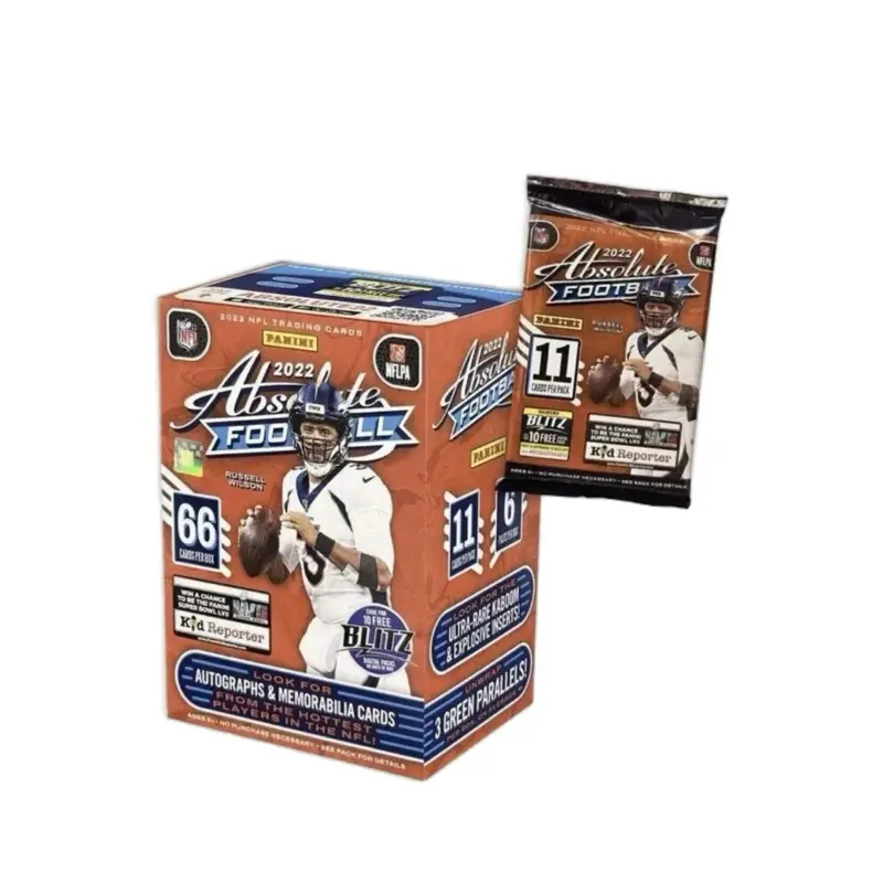 2022 PANINI ABSOLUTE FOOTBALL BLASTER BOX NFL 66 Cards NEW SEALED RARE KABOOM S4