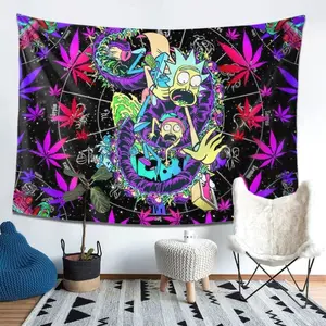 Funny Anime Tapestry for Bedroom Trippy Decorative Wall Hanging Tapestry,Trippy Anime Tapestry,Lightweight Tapestry Living Room Home College Dorm Bedroom Decor