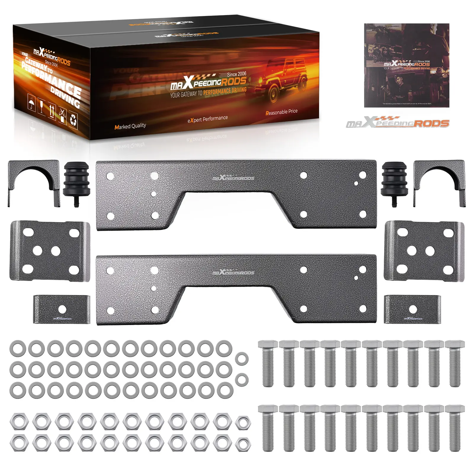 6 Flip Kit Rear Lowering C-Notch compatible for Chevy Silverado C1500 1988-1998