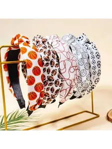 Qi Guang European and American World Cup Super Bowl Football Basketball Rugby Baseball Volleyball Printed Knotting Fabric Headband