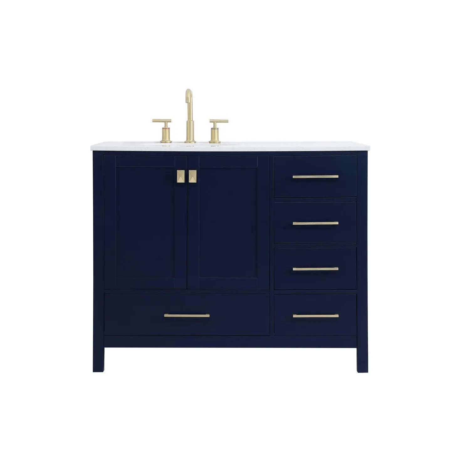 Irene Single Bathroom Vanity Blue Irene Single Bathroom Vanity Blue