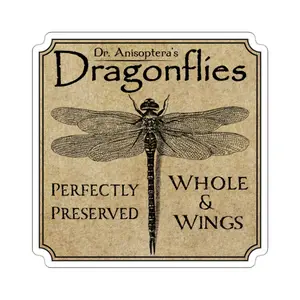 Dragonflies Apothecary Label