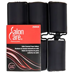 Salon Care Satin Foam Rollers