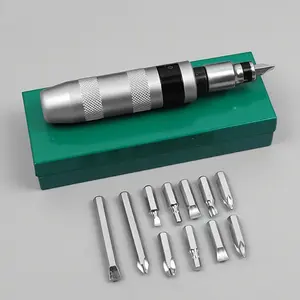 13PCS Multifunction Impact Screwdriver Set, Durable Metal Hex Head Vibration Driver and Removal Tool Kit for Home Repair, Automotive Work and DIY Installation