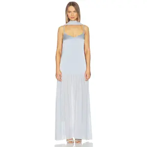 Show Me Your Mumu x REVOLVE Dahlia Maxi Dress in Steel Blue