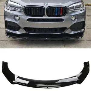 For BMW X1 X2 X3 X4 X5 X6 X7 Front Bumper Lip Spoiler Splitter Glossy Black